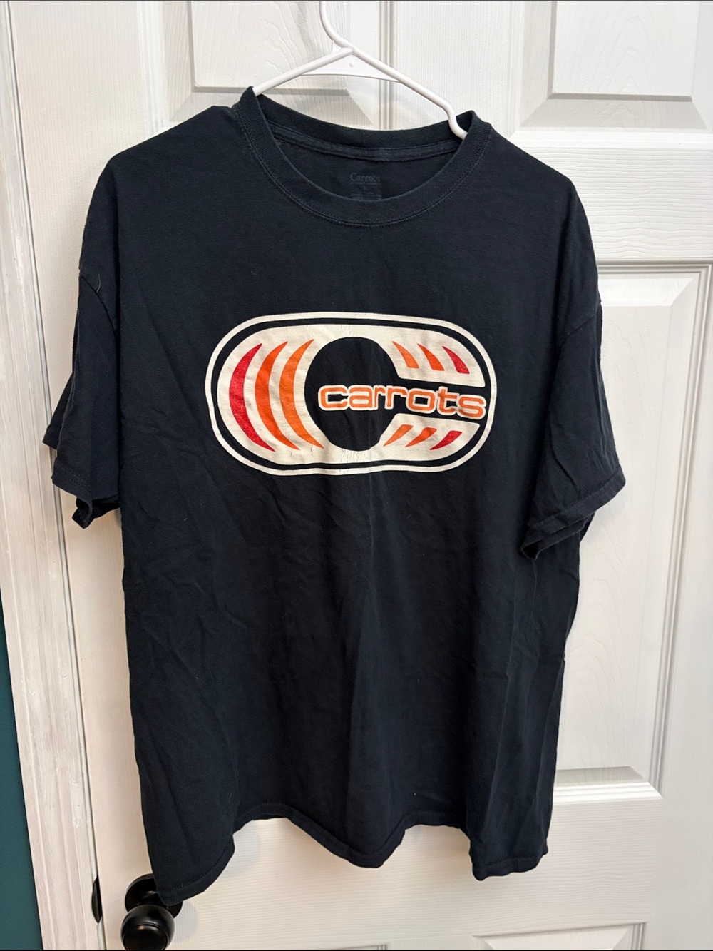 Carrots Black Short Sleeve Logo Tee